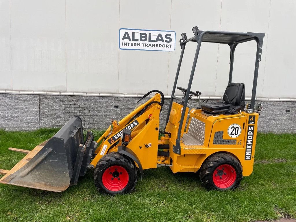 Radlader del tipo Knikmops 100 met bak en lepels wegverlichting 2022 slechts 273 uur, Gebrauchtmaschine en Kwintsheul (Imagen 1)