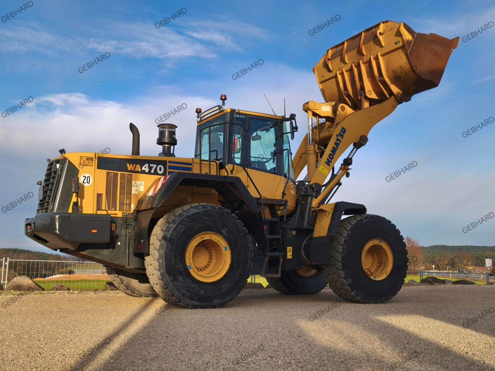 Radlader Türe ait Komatsu WA 470-6, Gebrauchtmaschine içinde Großschönbrunn (resim 1)