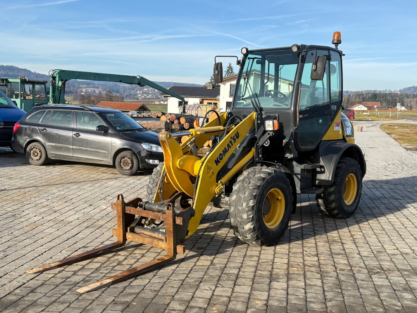 Radlader des Typs Komatsu WA 80-6, Gebrauchtmaschine in Neureichenau (Bild 2)