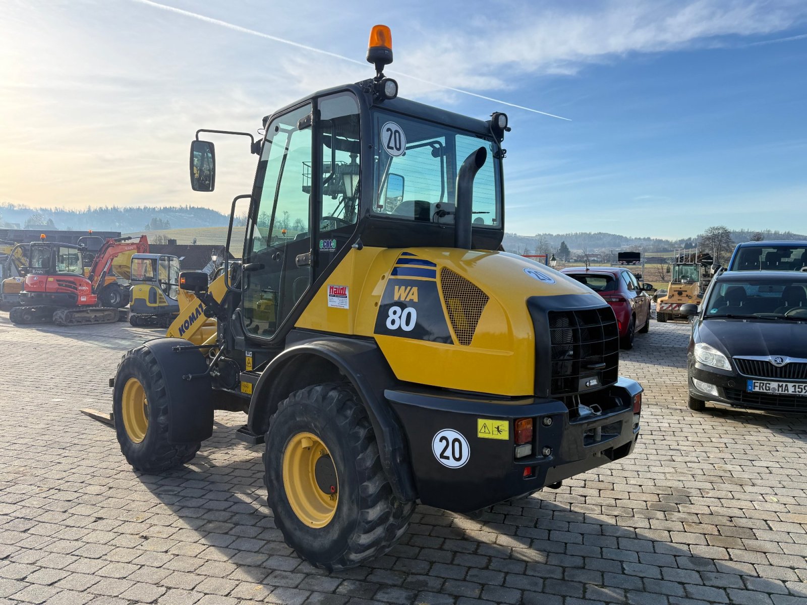 Radlader des Typs Komatsu WA 80-6, Gebrauchtmaschine in Neureichenau (Bild 8)
