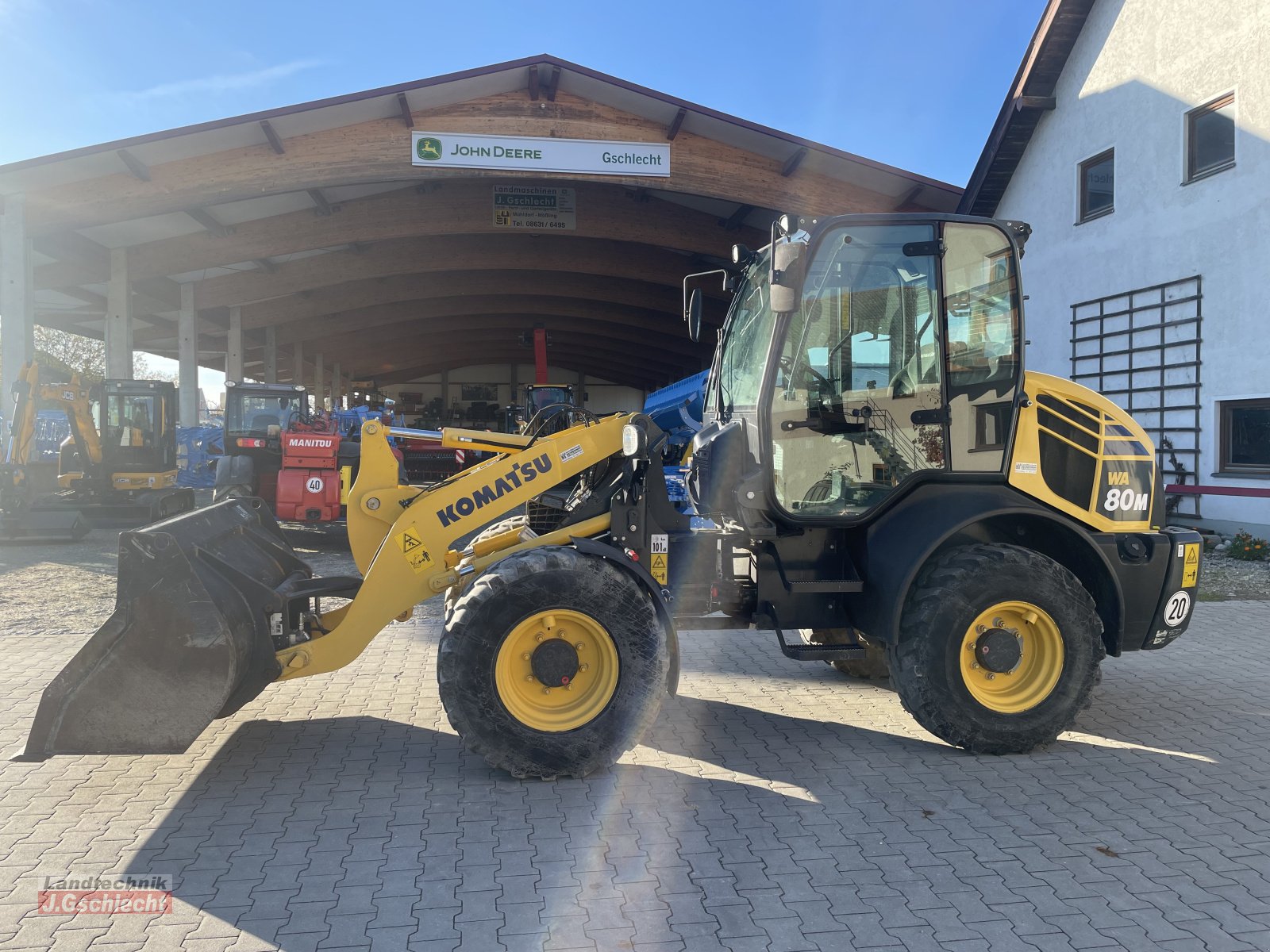 Radlader des Typs Komatsu WA 80M-7, Gebrauchtmaschine in Mühldorf (Bild 3)