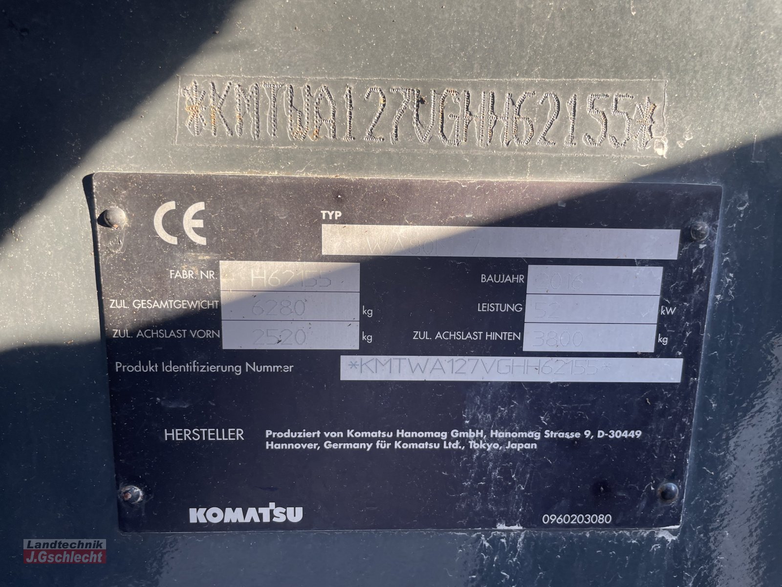 Radlader des Typs Komatsu WA 80M-7, Gebrauchtmaschine in Mühldorf (Bild 24)