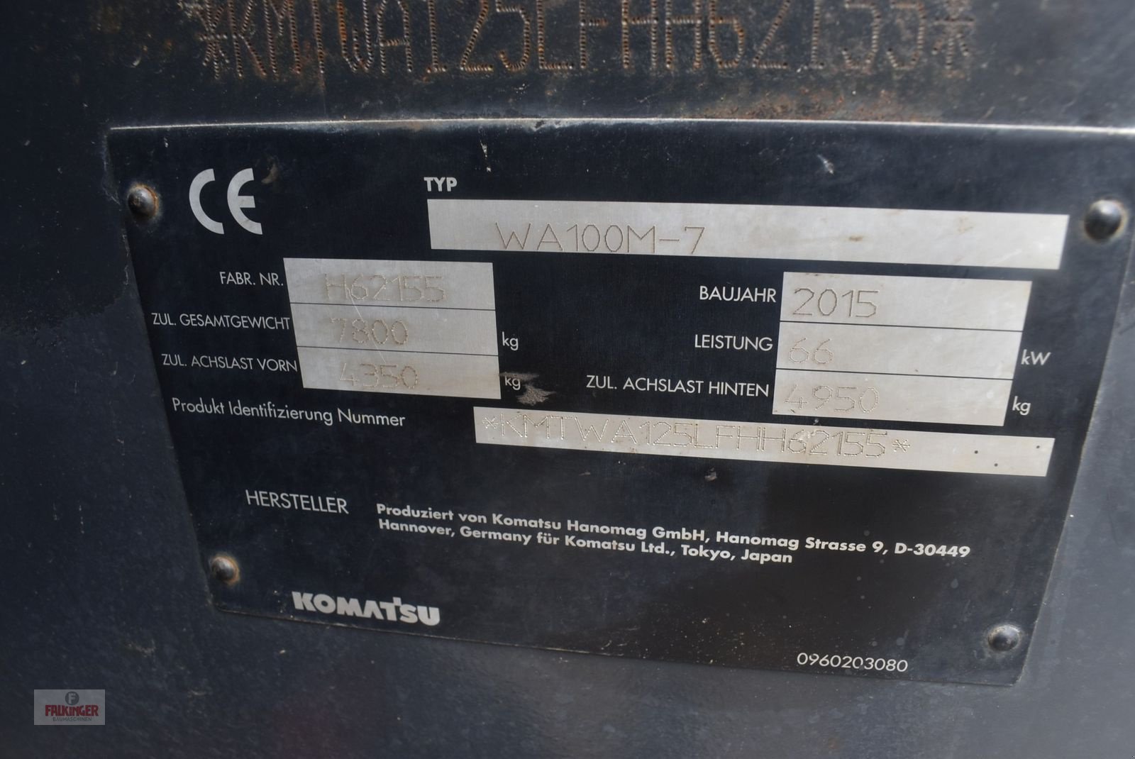 Radlader des Typs Komatsu WA100M-7, Gebrauchtmaschine in Putzleinsdorf (Bild 15)