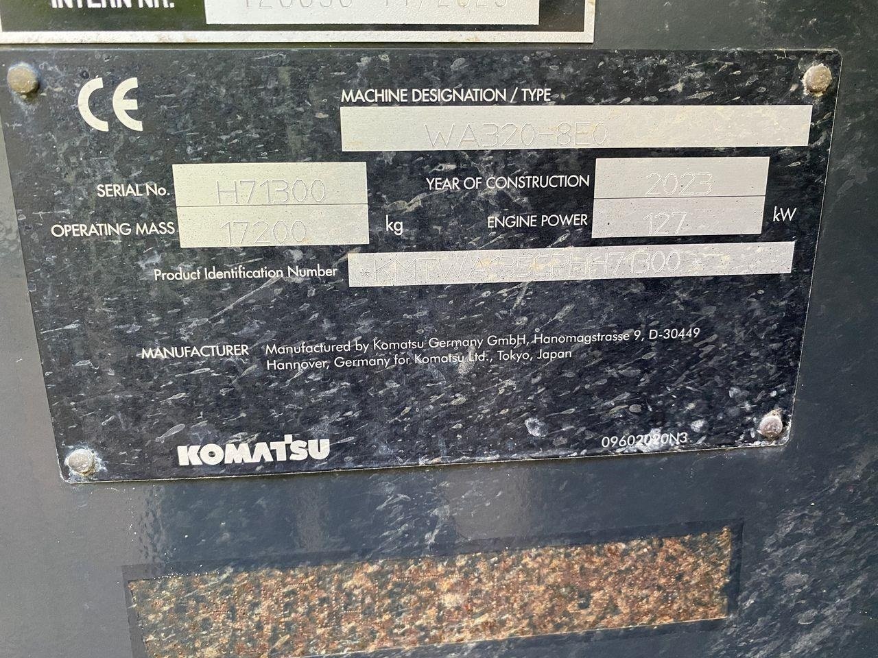 Radlader des Typs Komatsu WA320-8EO, Gebrauchtmaschine in Skive (Bild 11)