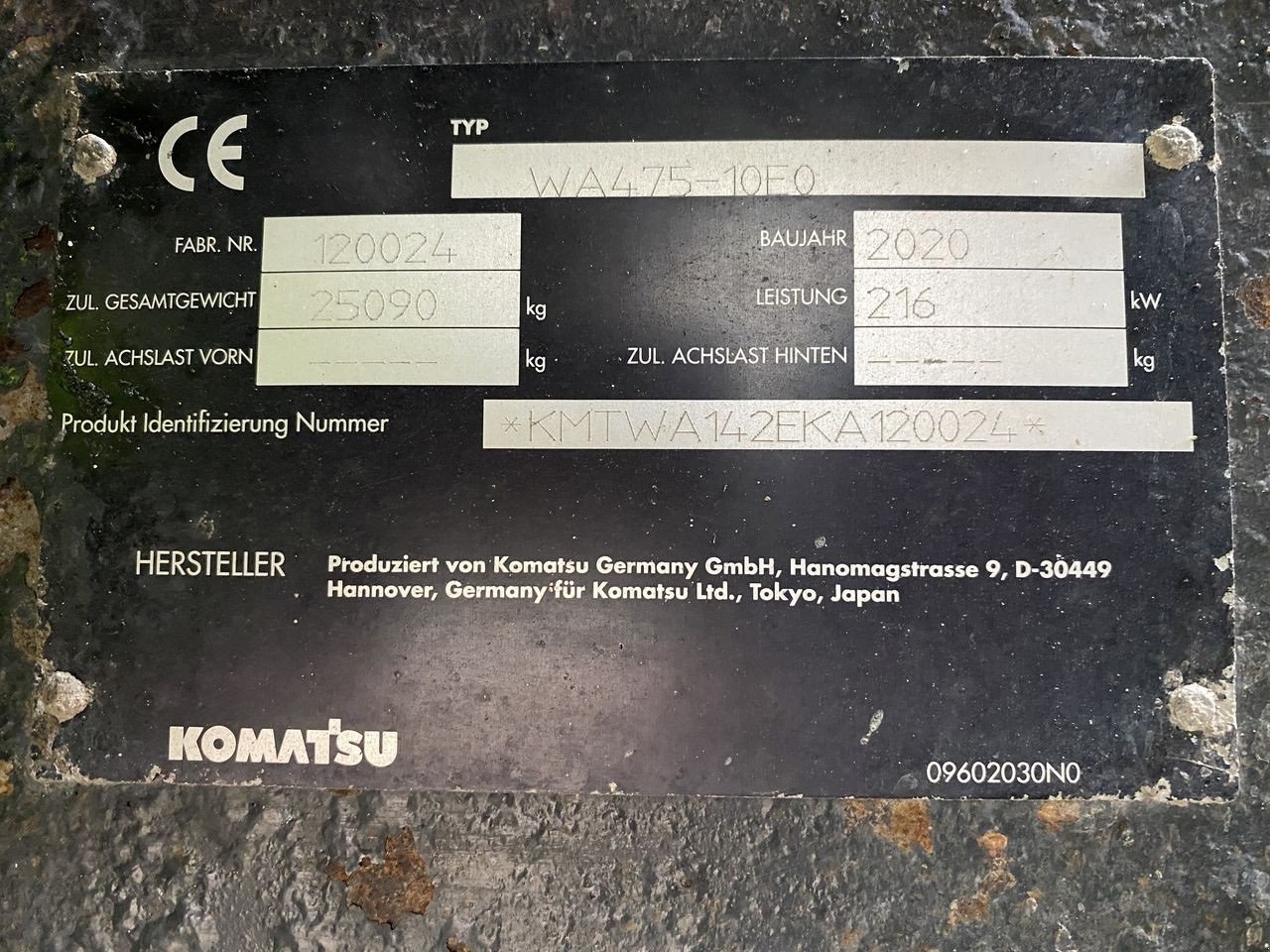 Radlader za tip Komatsu WA475-10EO, Gebrauchtmaschine u Skive (Slika 13)