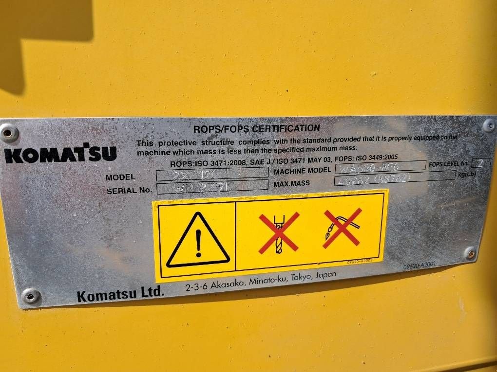 Radlader typu Komatsu WA500-8E0, Gebrauchtmaschine v Overijse (Obrázek 11)