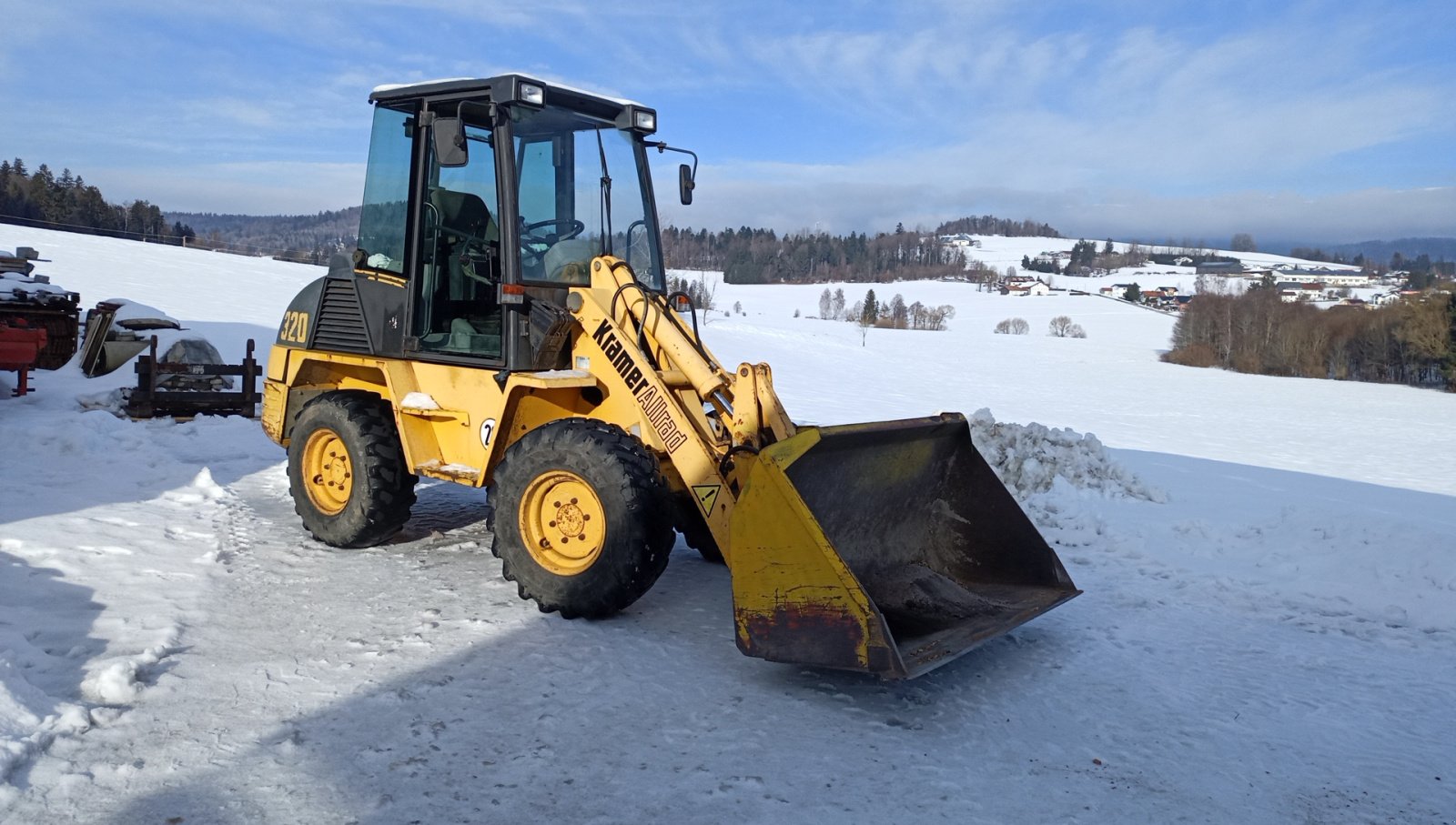 Radlader Türe ait Kramer 320, Gebrauchtmaschine içinde Neureichenau (resim 1)
