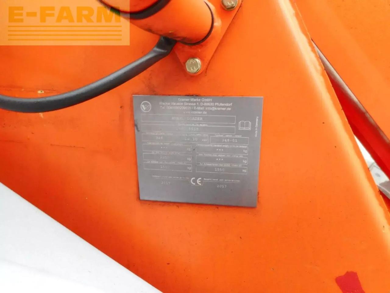 Radlader des Typs Kramer 348-01 / 5035 ( 2.250 kg ) mit schaufel und gabe, Gebrauchtmaschine in ST. NIKOLAI/DR. (Bild 5)