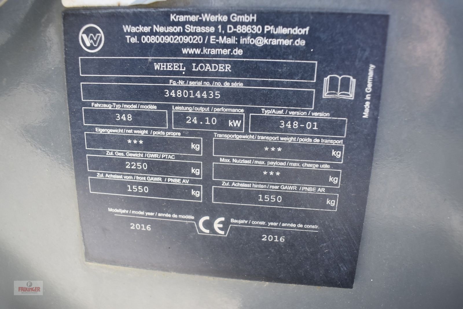 Radlader typu Kramer 5035, Gebrauchtmaschine w Putzleinsdorf (Zdjęcie 13)
