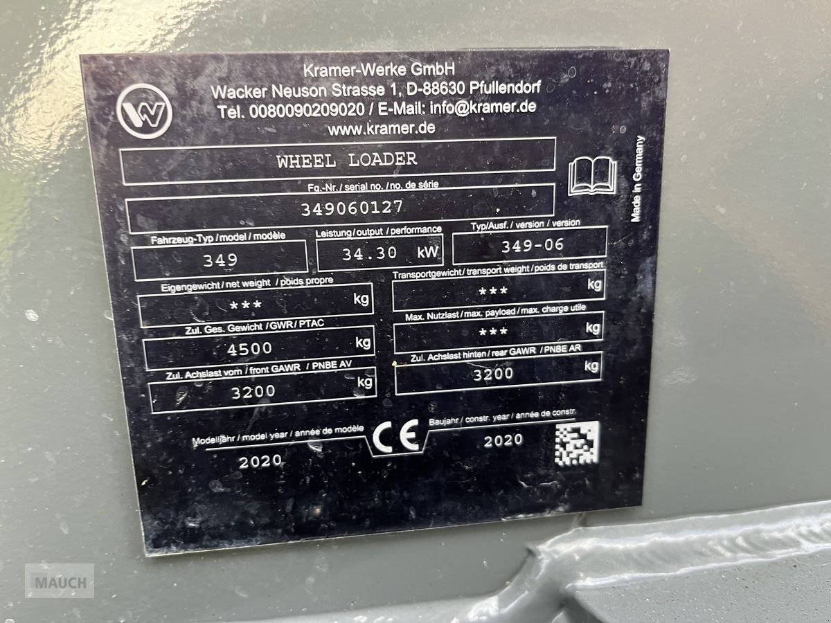 Radlader des Typs Kramer 5050 mit Kabine neuwertig, Gebrauchtmaschine in Burgkirchen (Bild 25)