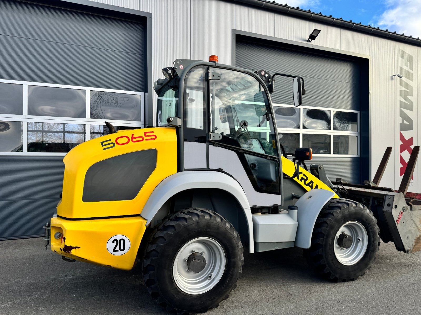 Radlader Türe ait Kramer 5065, Gebrauchtmaschine içinde Falkenstein (resim 6)