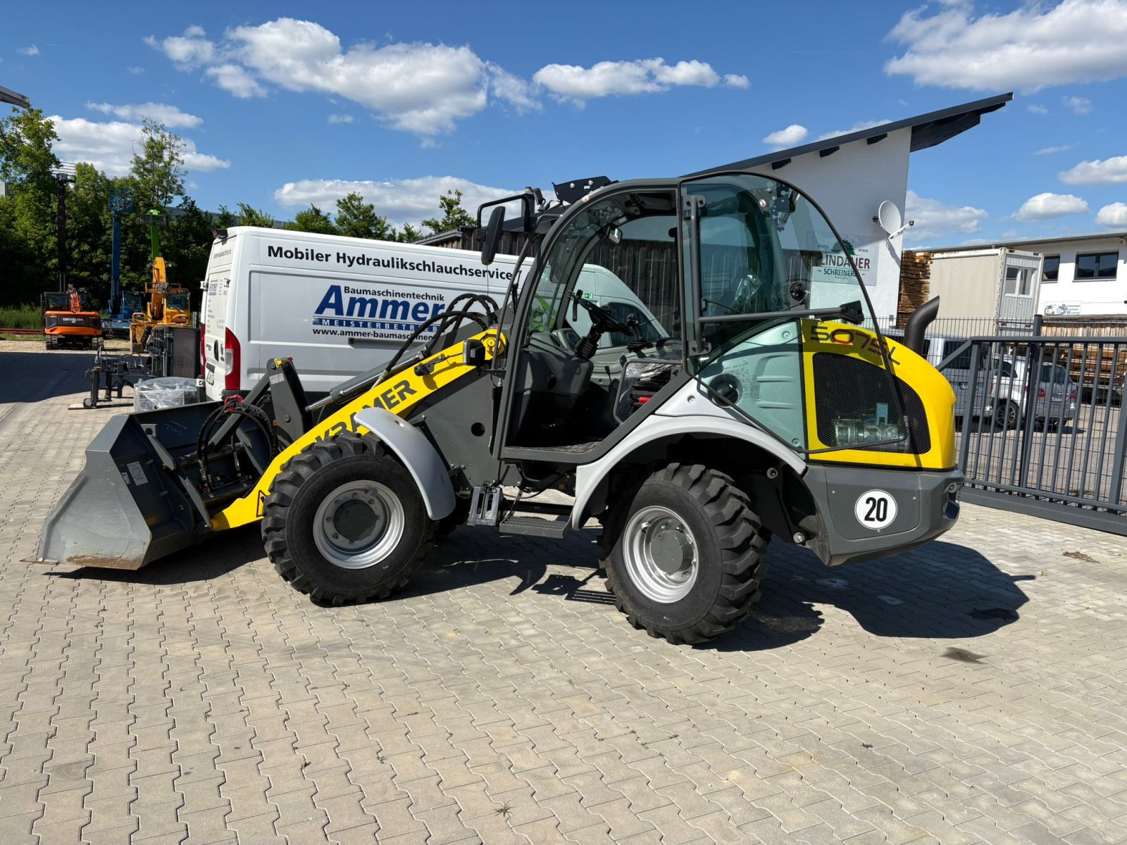 Radlader του τύπου Kramer 5075 L, Neumaschine σε Altheim (Φωτογραφία 1)