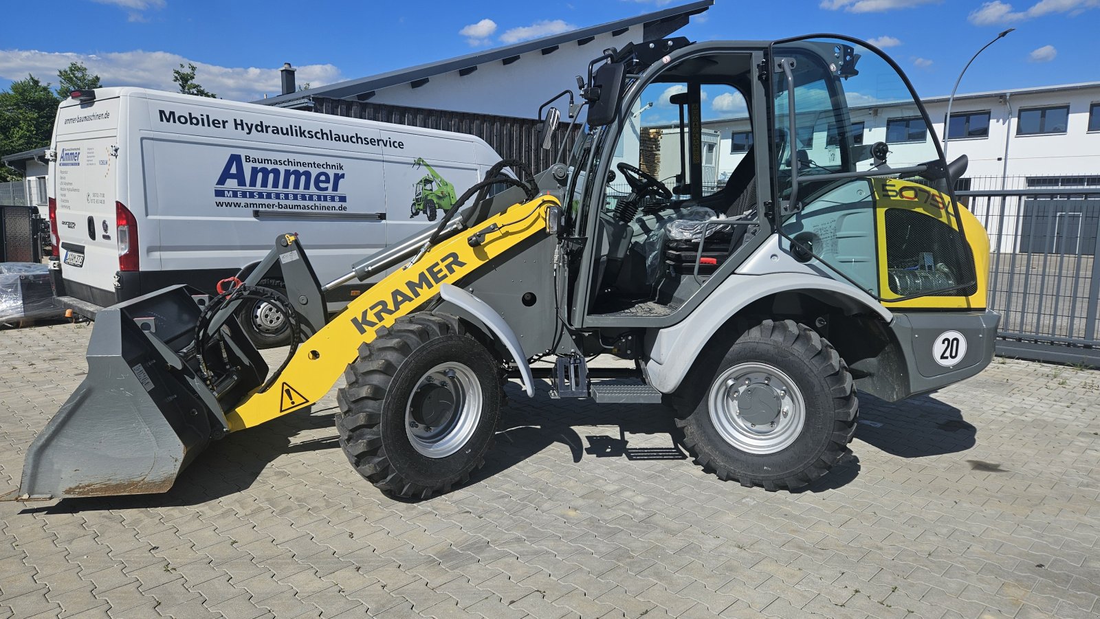 Radlader του τύπου Kramer 5075 L, Neumaschine σε Altheim (Φωτογραφία 2)