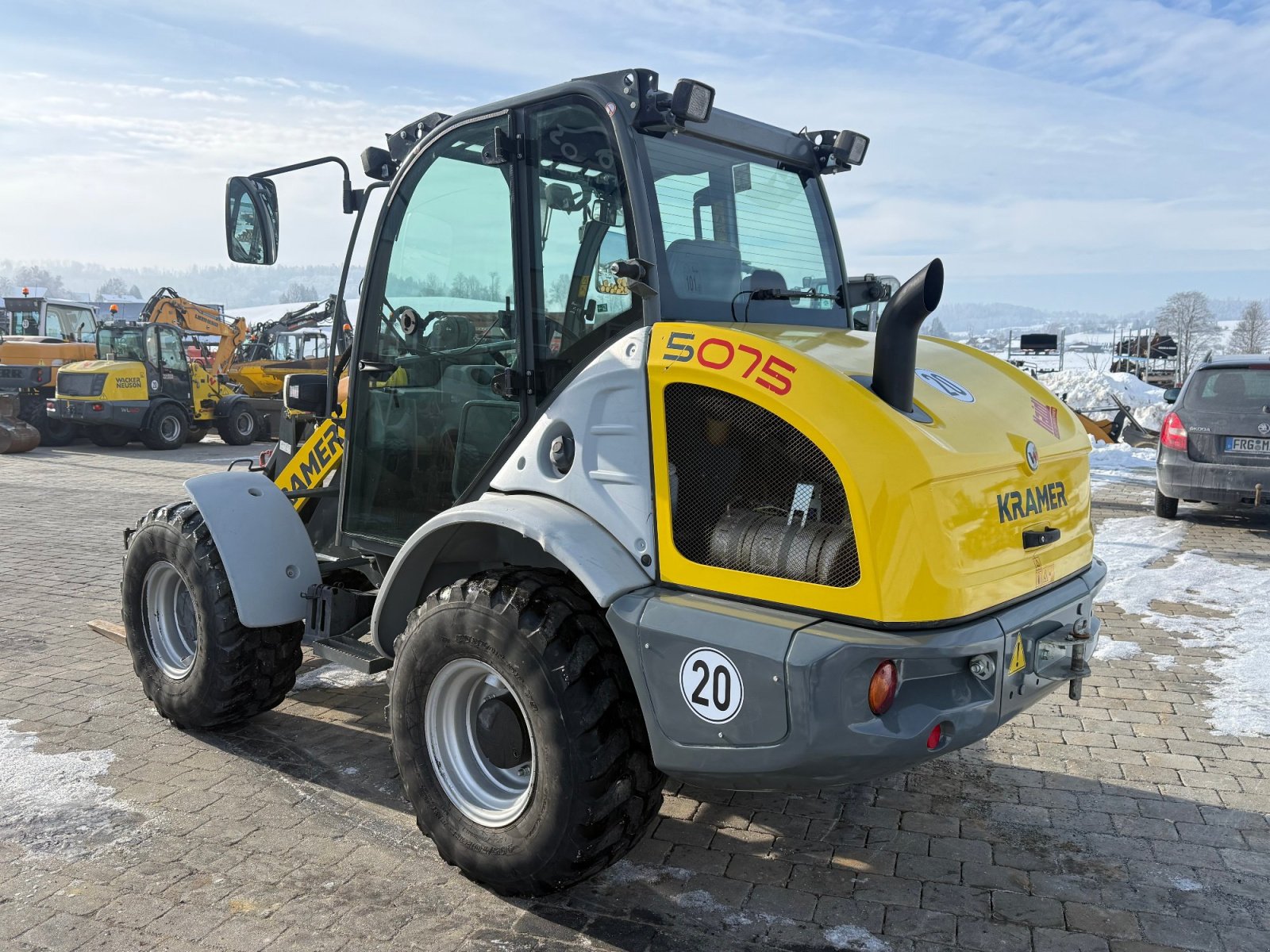 Radlader du type Kramer 5075, Gebrauchtmaschine en Neureichenau (Photo 8)
