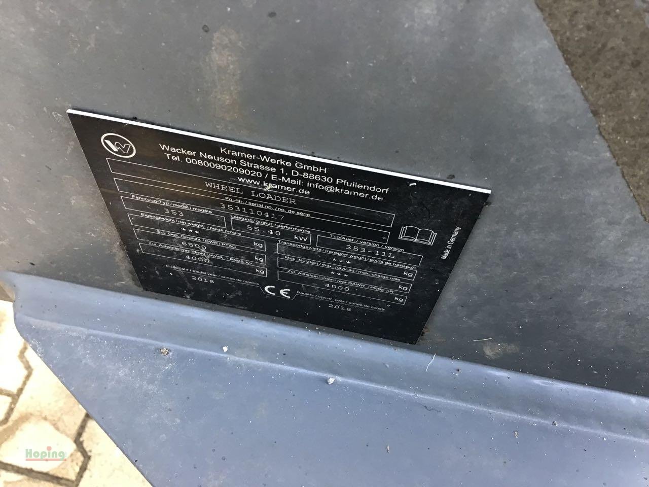 Radlader типа Kramer 5085 L, Gebrauchtmaschine в Bakum (Фотография 8)
