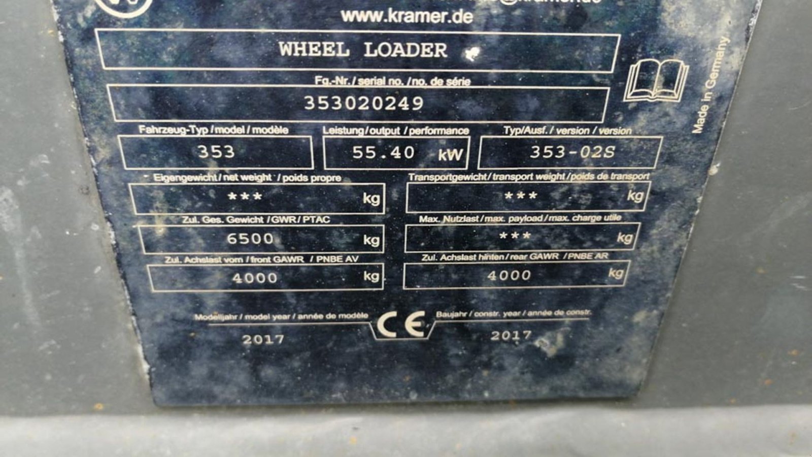 Radlader typu Kramer 5095, Gebrauchtmaschine w Vrå (Zdjęcie 3)