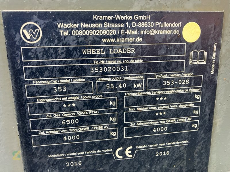 Radlader typu Kramer 5095, Gebrauchtmaschine v Jahnatal (Obrázek 7)