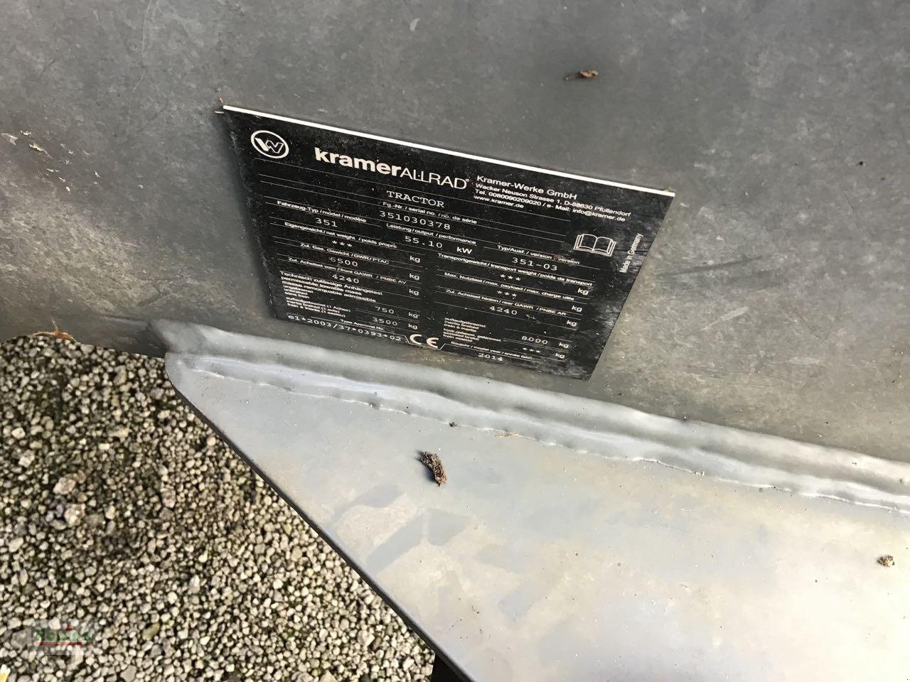 Radlader of the type Kramer 580 (40 km/h), Gebrauchtmaschine in Bakum (Picture 13)