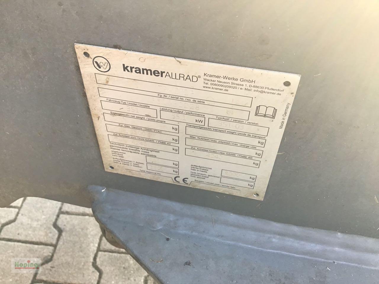 Radlader typu Kramer 580 (40 km/h), Gebrauchtmaschine w Bakum (Zdjęcie 10)