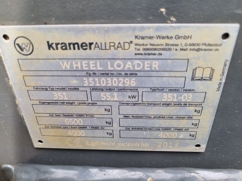 Radlader typu Kramer 580, Gebrauchtmaschine w Gabersdorf (Zdjęcie 9)