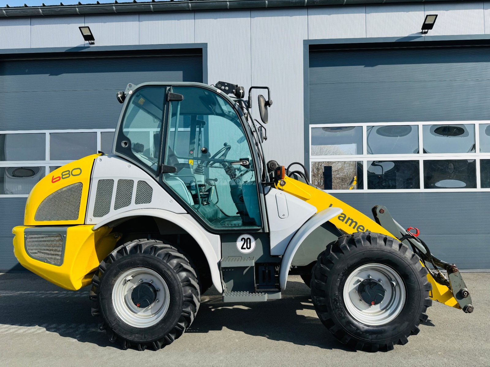 Radlader Türe ait Kramer 680 ALLRAD, Gebrauchtmaschine içinde Falkenstein (resim 3)