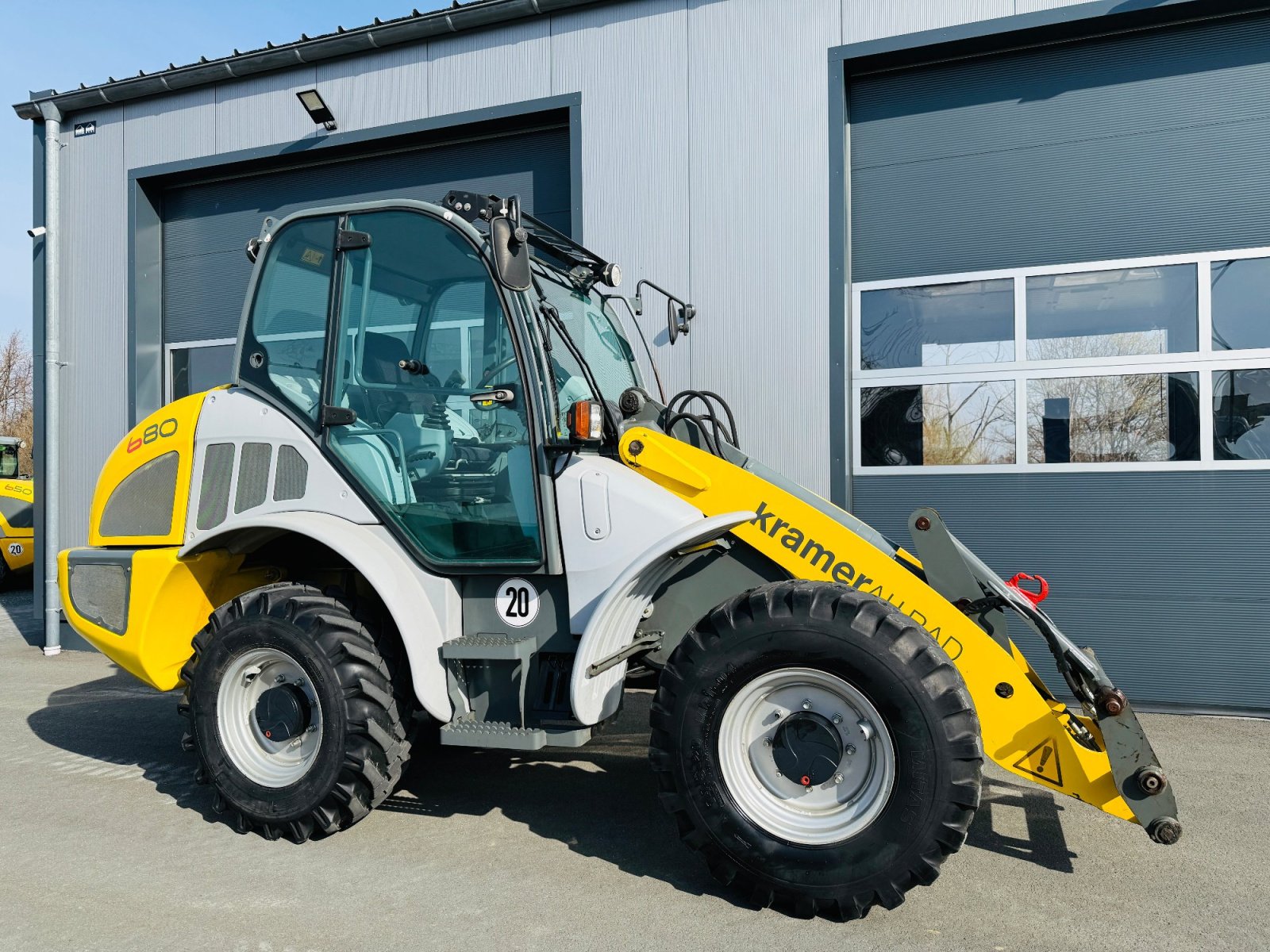 Radlader Türe ait Kramer 680 ALLRAD, Gebrauchtmaschine içinde Falkenstein (resim 4)