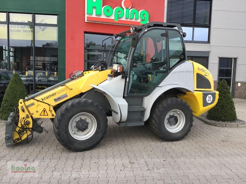 Kramer 680T, Gebrauchtmaschine, Baujahr: 2014, Betriebsstunden / Hektar: 6310, Betriebsstunden: 6310 Stunden (Bild 1) Radlader des Typs Kramer 680T, Gebrauchtmaschine in Bakum (Bild 1)