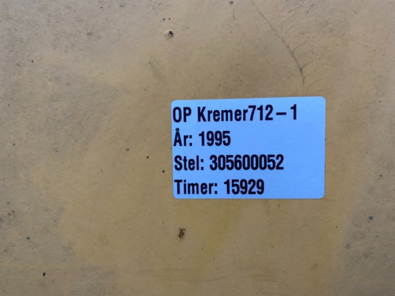 Radlader of the type Kramer 712, Gebrauchtmaschine in Hemmet (Picture 14)
