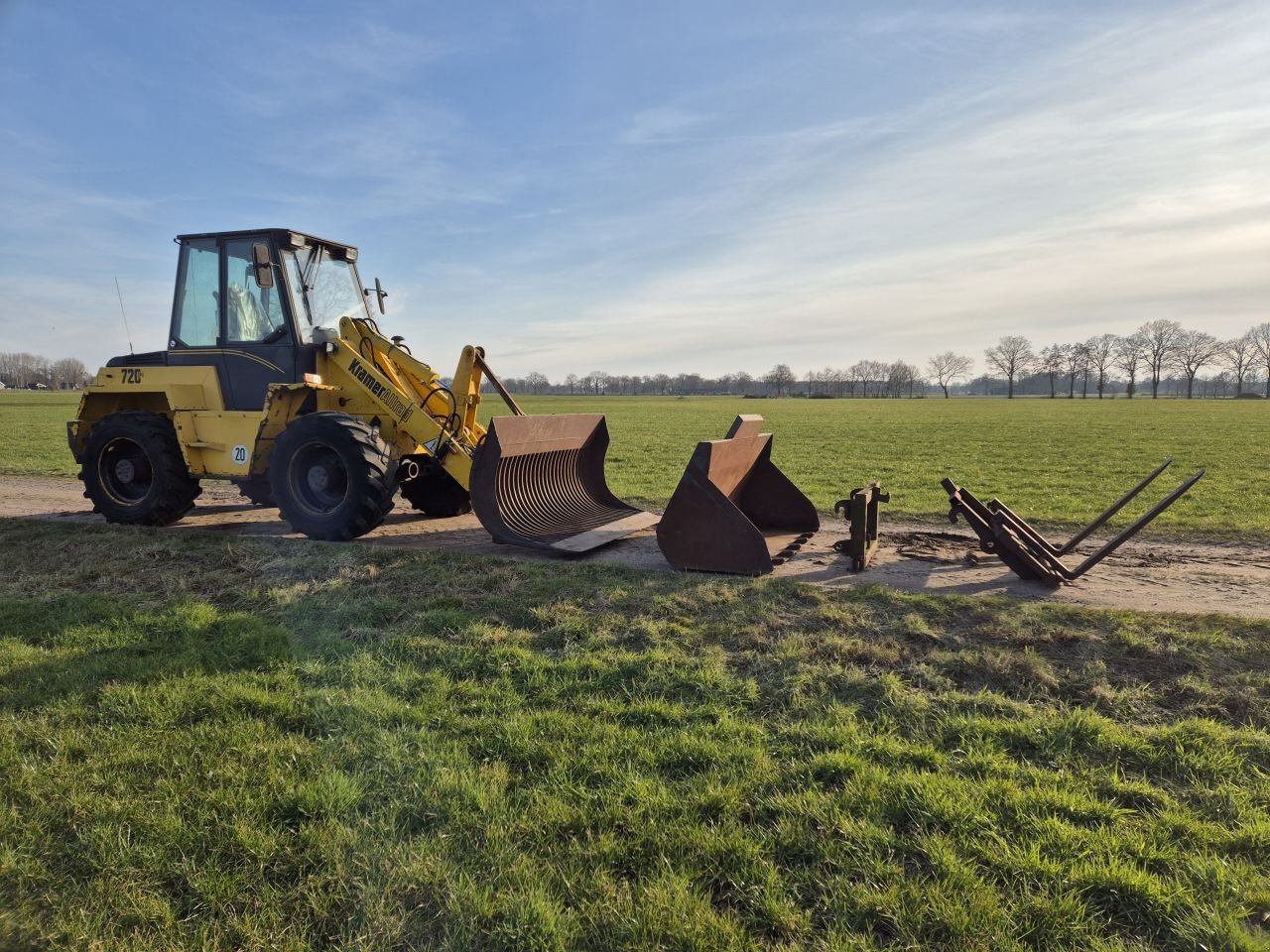 Radlader van het type Kramer 720 II, Gebrauchtmaschine in Fleringen (Foto 2)