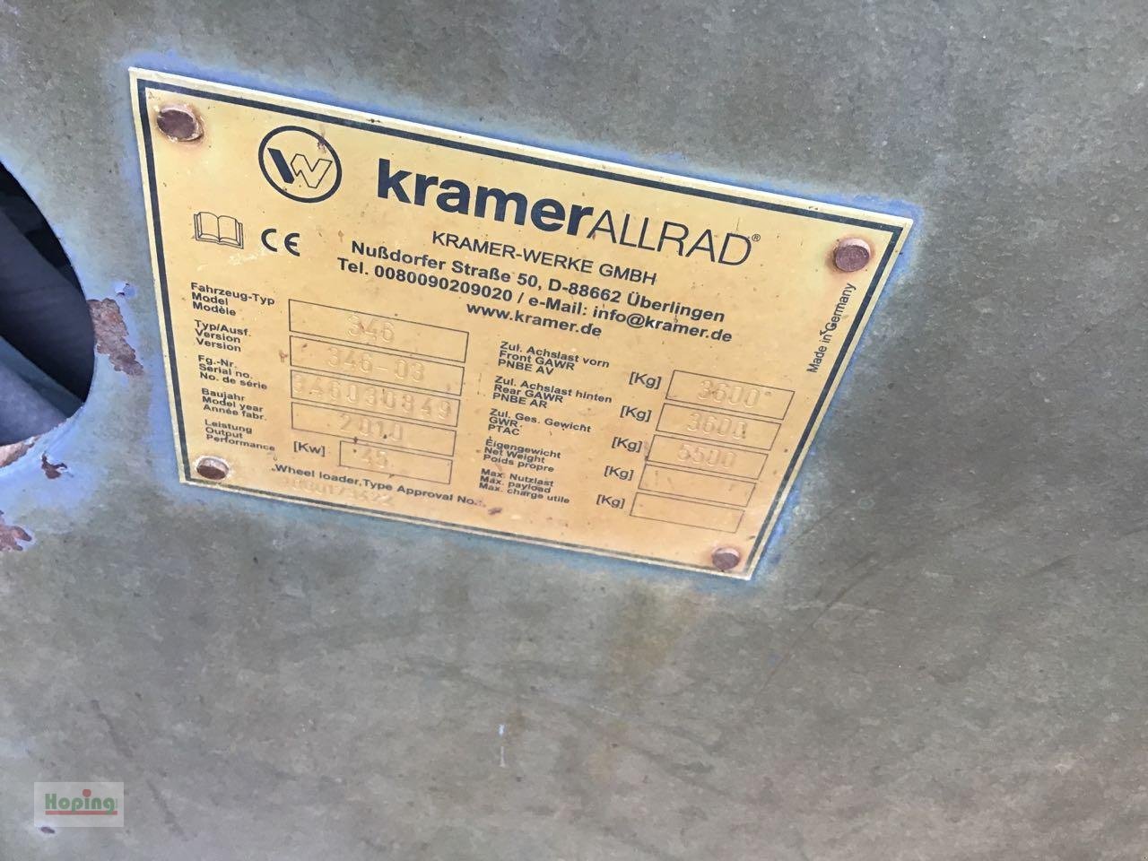 Radlader des Typs Kramer 750, Gebrauchtmaschine in Bakum (Bild 6)