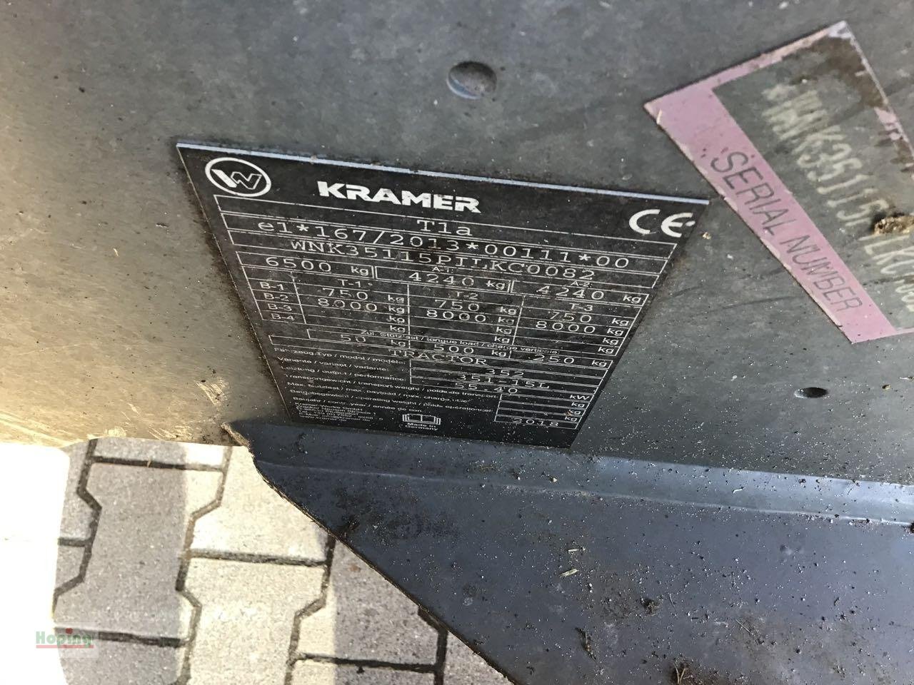 Radlader van het type Kramer 8085 L (40 km/h), Gebrauchtmaschine in Bakum (Foto 7)