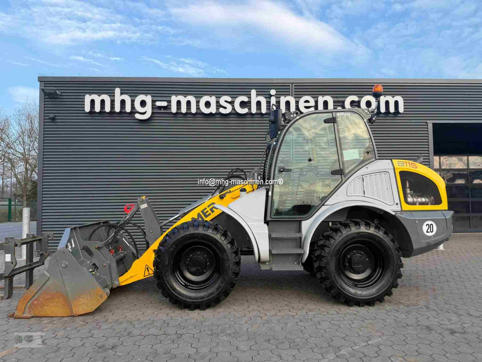 Radlader от тип Kramer 8115 Radlader nur 455 h, Gebrauchtmaschine в Gescher (Снимка 3)
