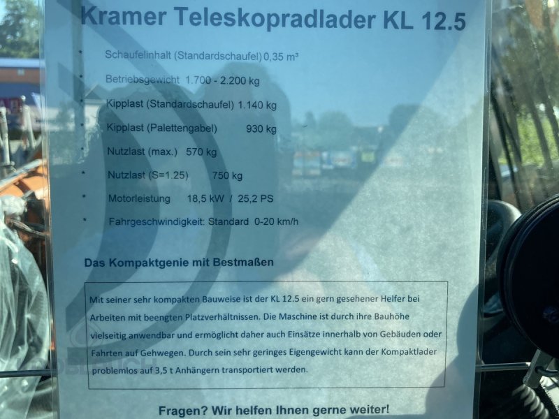 Radlader tip Kramer KL 12.5, Neumaschine in Ravensburg (Poză 5)