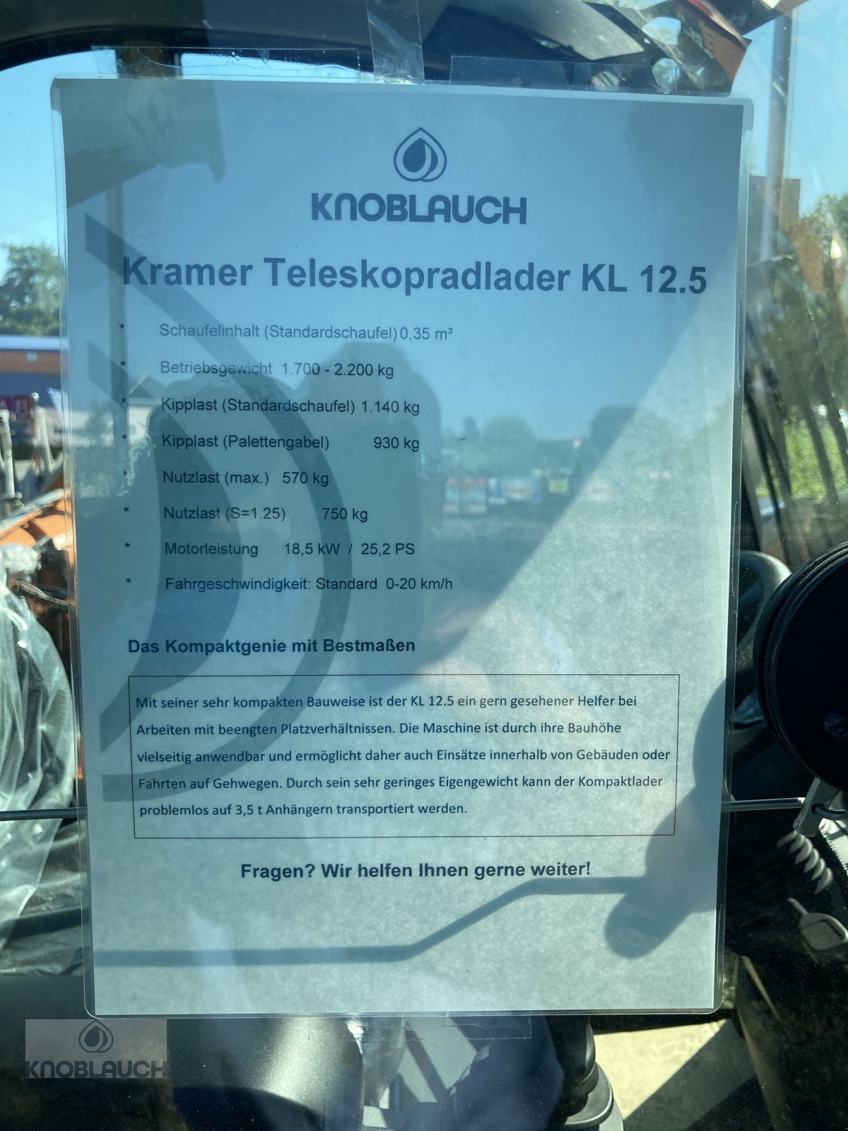 Radlader des Typs Kramer KL 12.5, Neumaschine in Ravensburg (Bild 5)