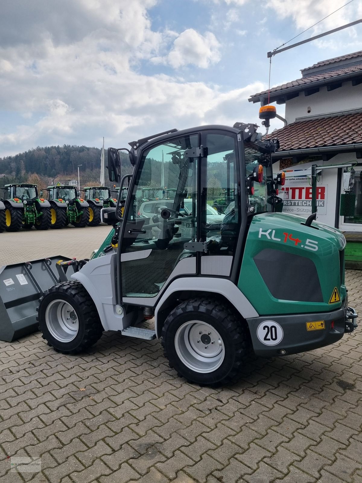 Radlader of the type Kramer KL 14.5, Neumaschine in Auerbach (Picture 3)