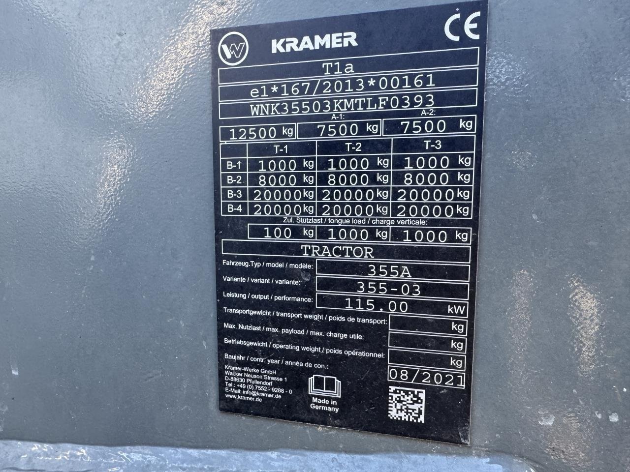 Radlader typu Kramer KL 55.8T, Gebrauchtmaschine v Odense (Obrázek 5)