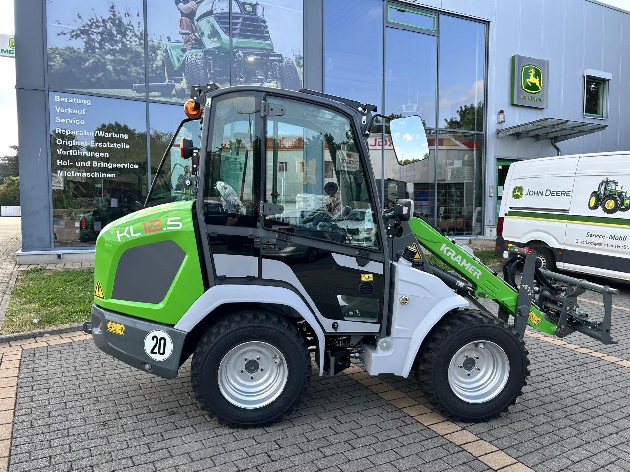 Radlader of the type Kramer KL12.5 / 5035, Vorführmaschine in Worms (Picture 1)