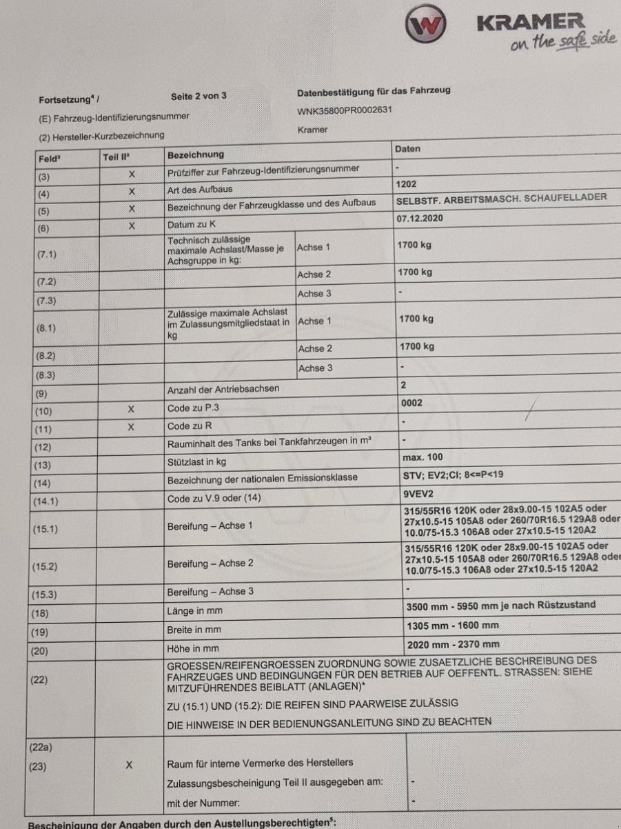 Radlader des Typs Kramer Kl12.5, Neumaschine in Judenburg (Bild 2)