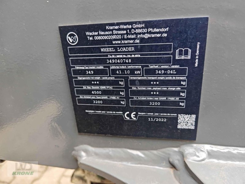 Radlader of the type Kramer KL25.5L, Gebrauchtmaschine in Spelle (Picture 13)