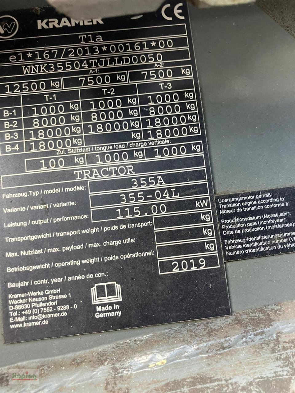 Radlader of the type Kramer KL60.8L, Gebrauchtmaschine in Bakum (Picture 10)