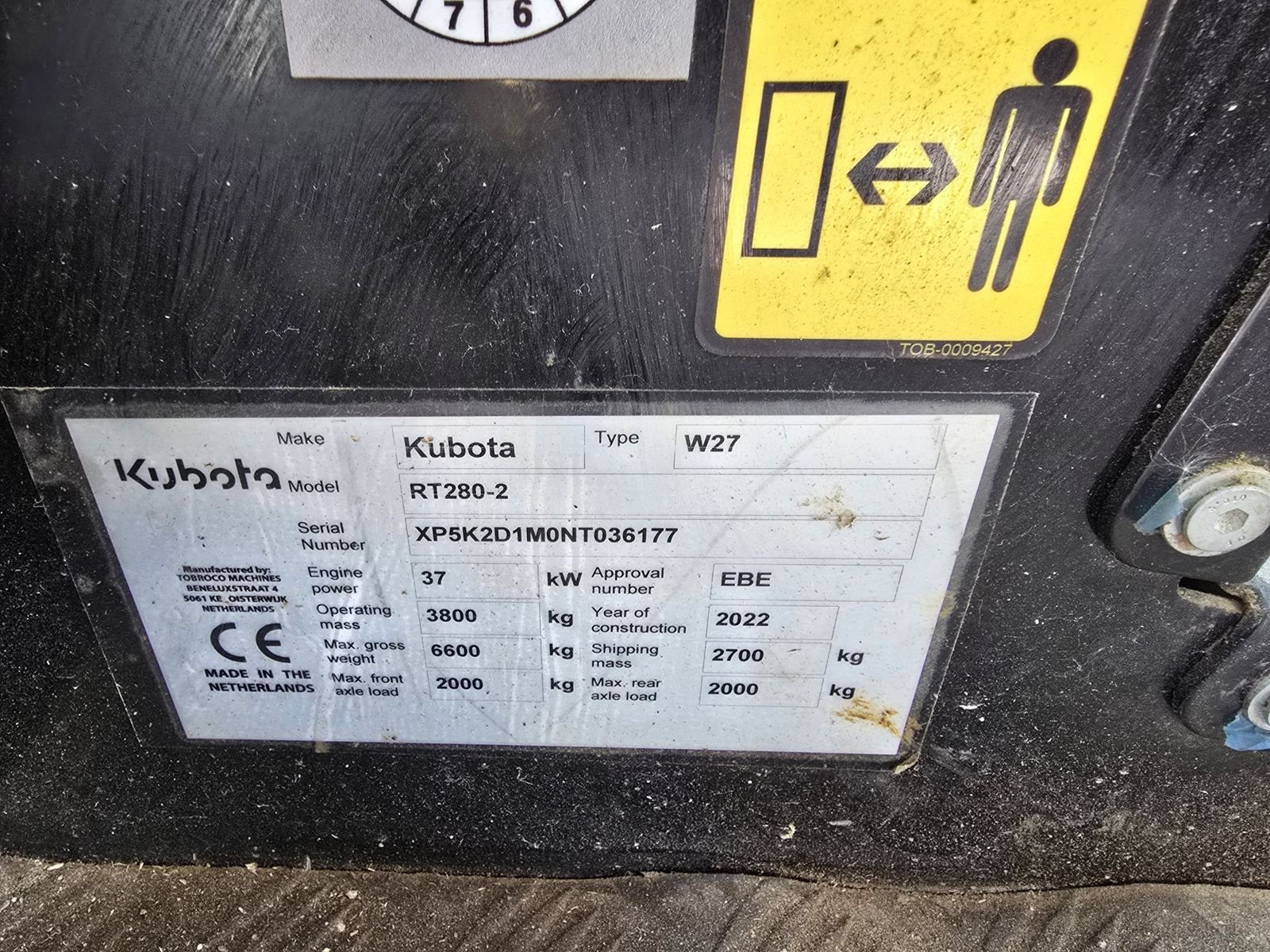 Radlader of the type Kubota RT280-2, Gebrauchtmaschine in Gabersdorf (Picture 13)