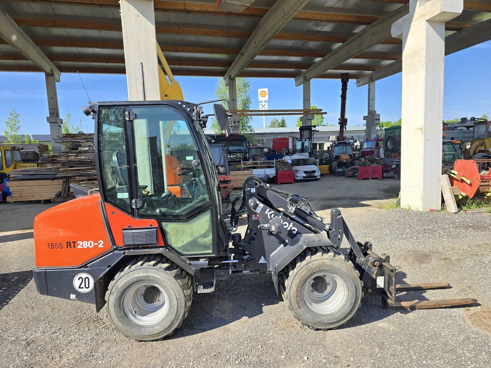Radlader of the type Kubota RT280-2, Gebrauchtmaschine in Gabersdorf (Picture 7)