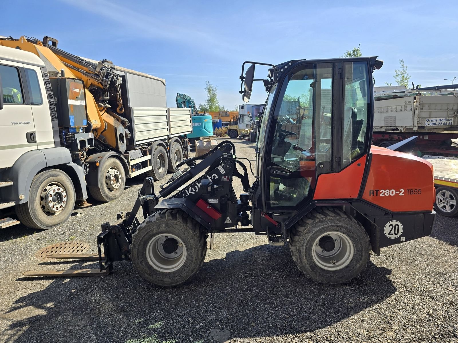 Radlader of the type Kubota RT280-2, Gebrauchtmaschine in Gabersdorf (Picture 3)