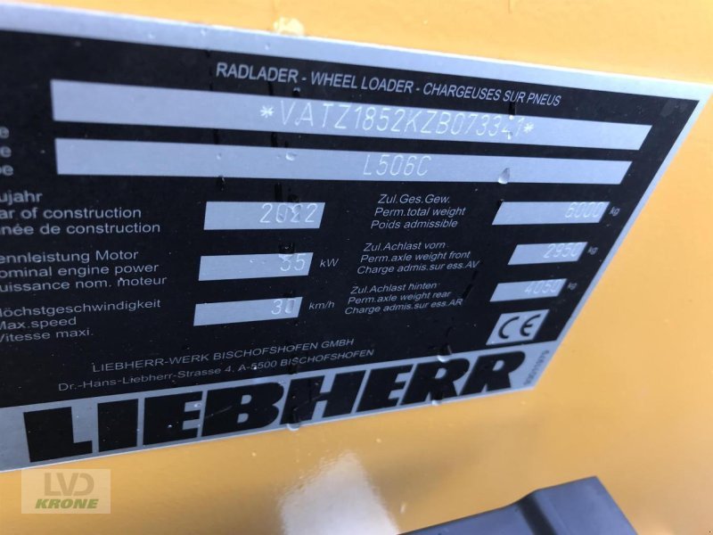 Radlader typu Liebherr 506 Compact, Gebrauchtmaschine v Spelle (Obrázek 17)