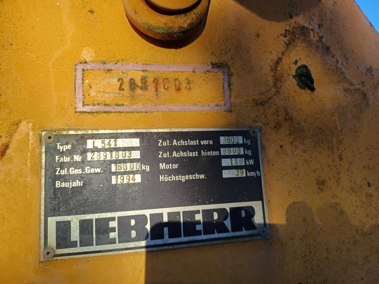 Radlader of the type Liebherr 541, Gebrauchtmaschine in Skjern (Picture 4)