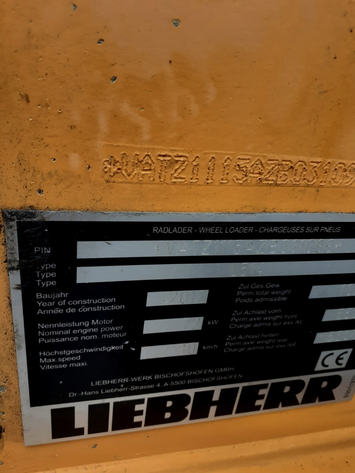 Radlader typu Liebherr L 514 kein 509 524 528 538, Gebrauchtmaschine v Gemmingen (Obrázek 15)