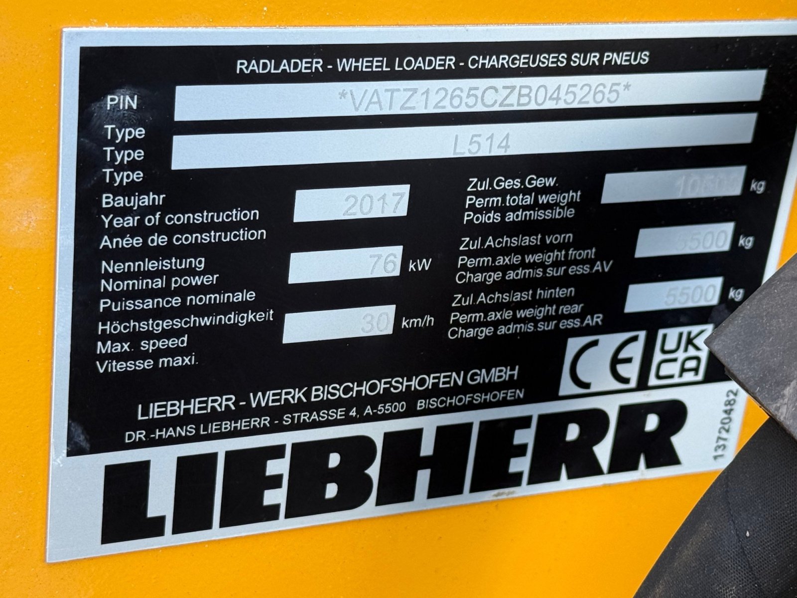 Radlader typu Liebherr L 514 Stereo, Gebrauchtmaschine v Neureichenau (Obrázek 21)
