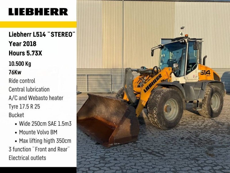 Radlader от тип Liebherr L 514, Gebrauchtmaschine в Vojens