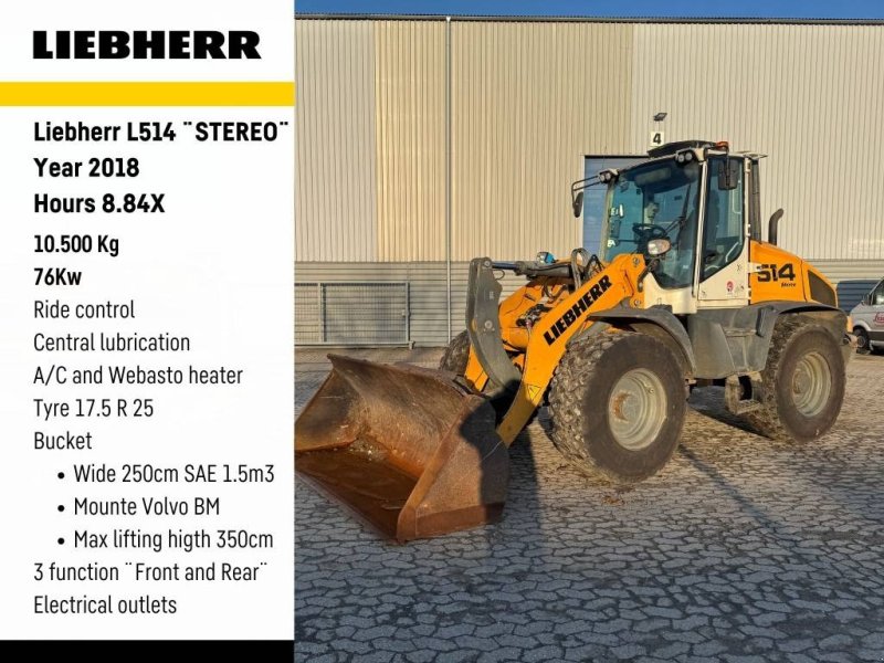 Radlader от тип Liebherr L 514, Gebrauchtmaschine в Vojens