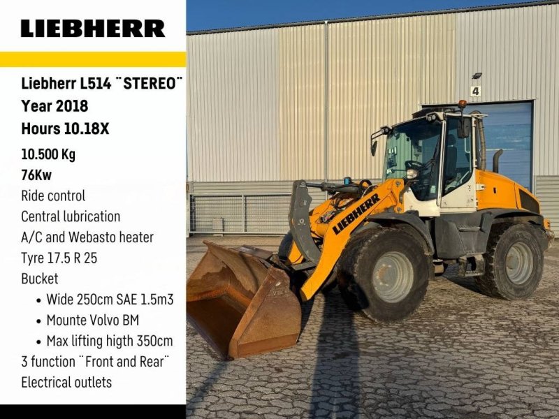 Radlader от тип Liebherr l 514, Gebrauchtmaschine в Vojens